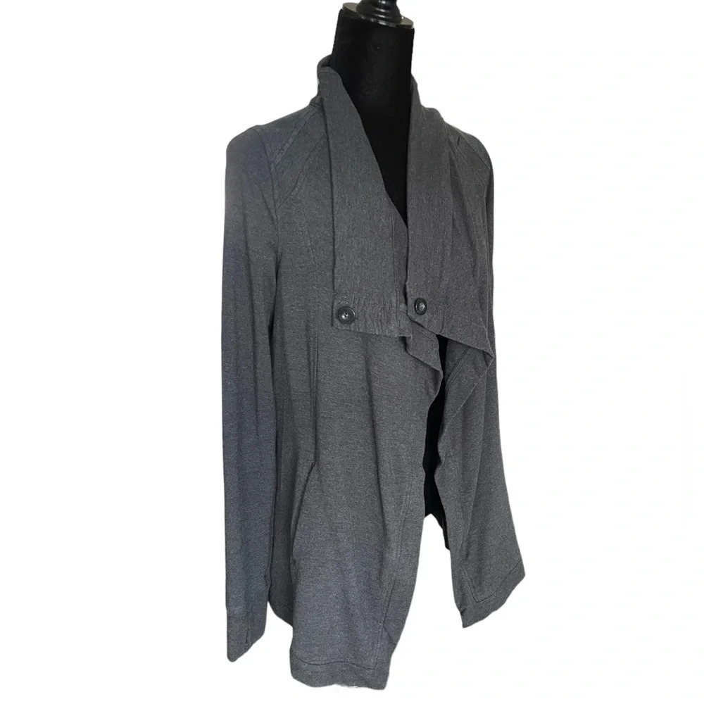 Lululemon Coast Wrap Jacket Button Long Sleeve Ca… - image 5